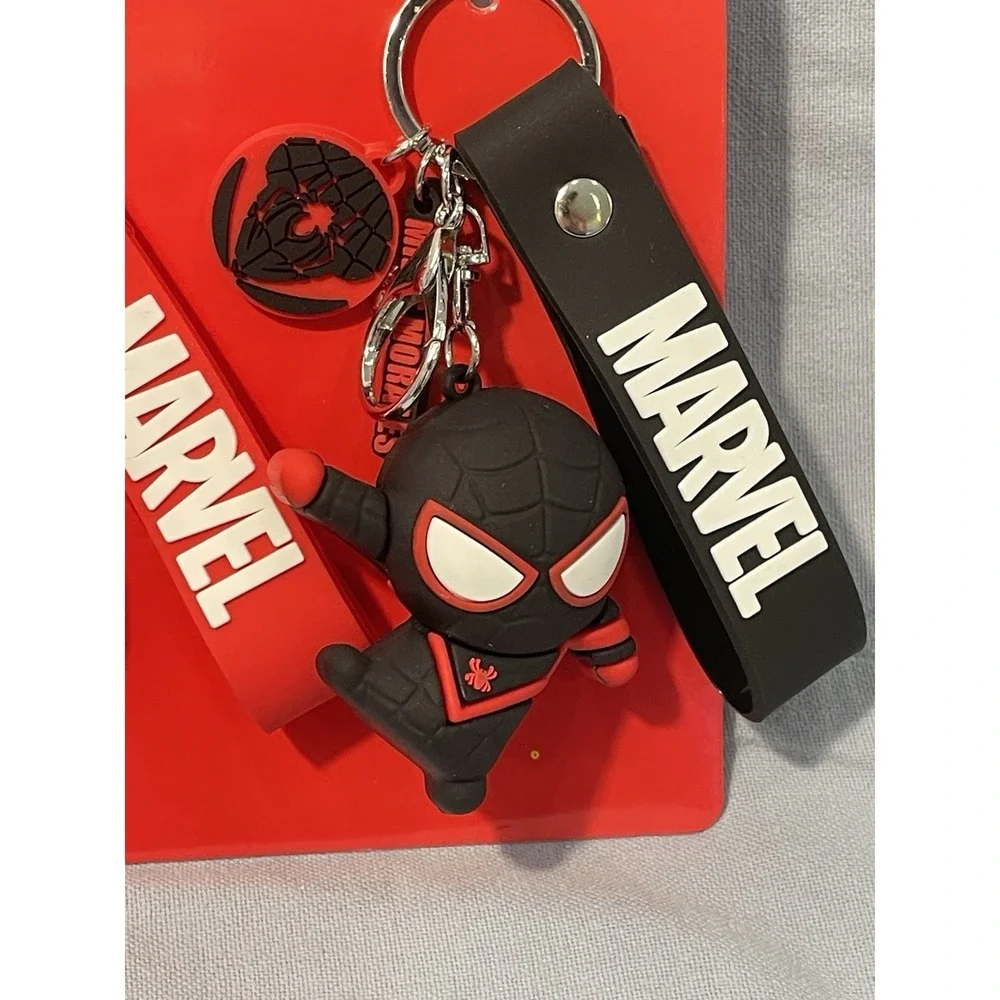 NEW‎ Set of Marvel 3D Figural Charm Keychain - Spider-Man & Miles Morales